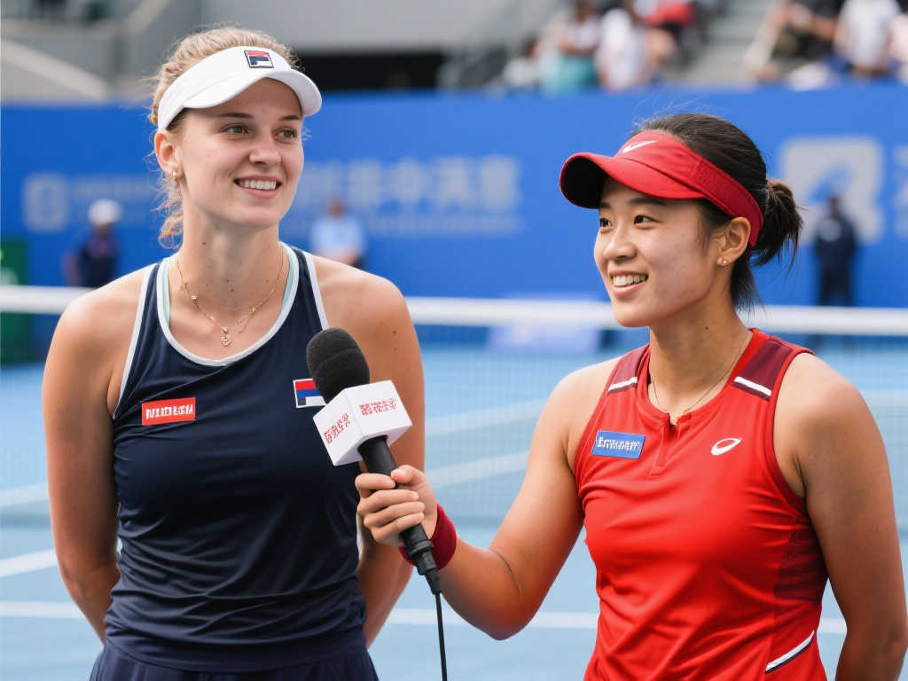 波塔波娃：郑钦文的成就令人惊叹，我对今日表现很满意